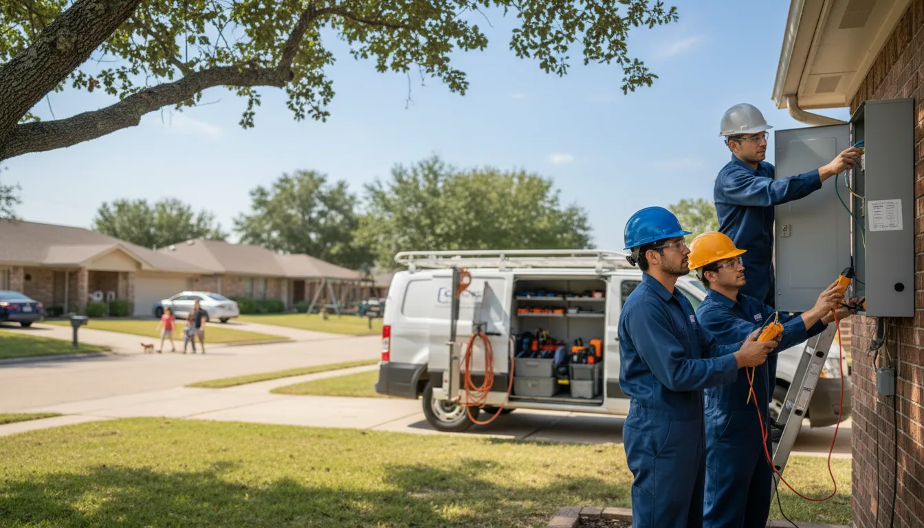 Certified electrician providing emergency electrical services in Winston, GA